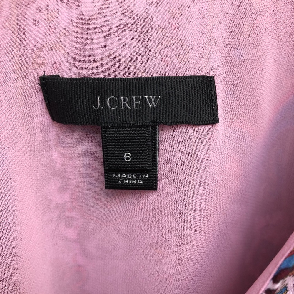 J. Crew silk paisley tank - Picture 4 of 7